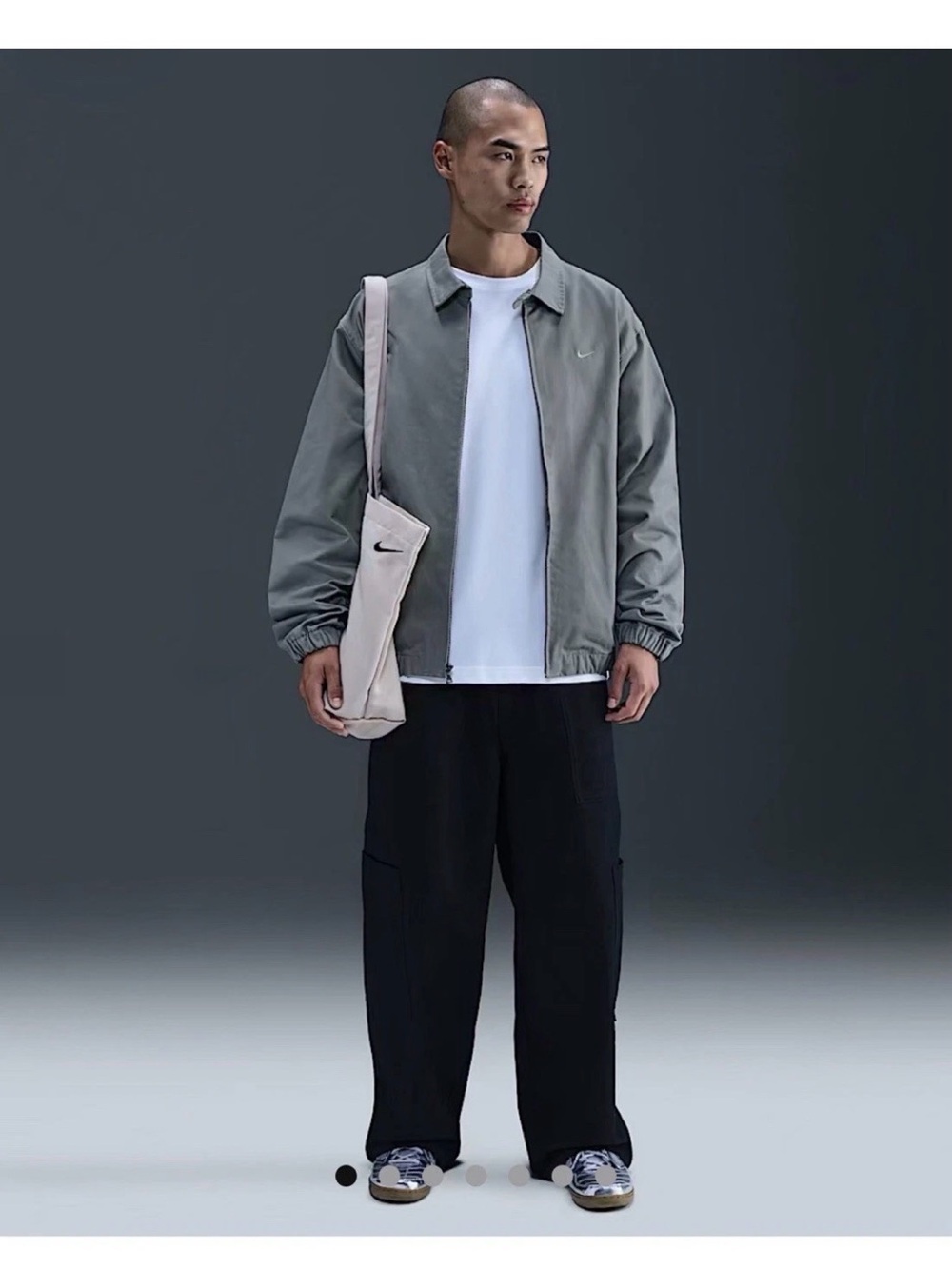 Nike Black Cargo Pants with Wide Leg HM6957-010